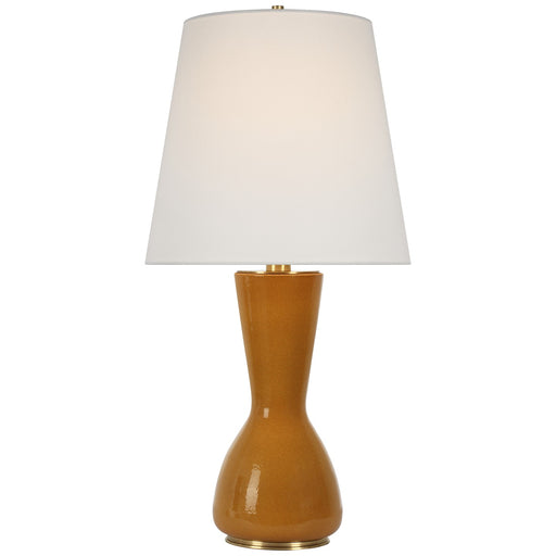 Jess LED Table Lamp Crackled Sienna