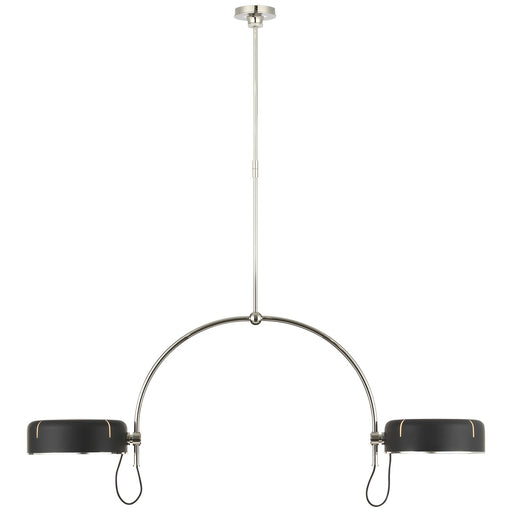 Visual Comfort Signature - TOB 5130PN-BLK - LED Pendant - Oso - Polished Nickel