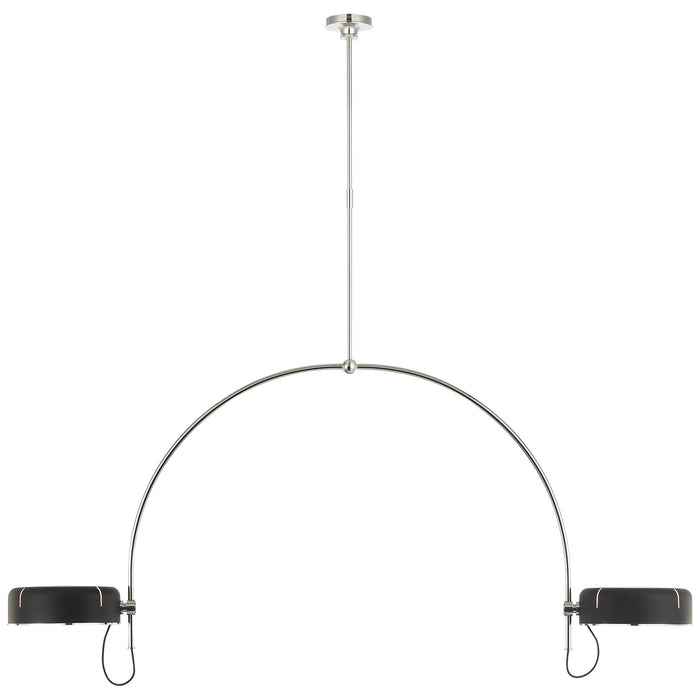 Visual Comfort Signature - TOB 5132PN-BLK - LED Pendant - Oso - Polished Nickel