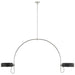 Visual Comfort Signature - TOB 5132PN-BLK - LED Pendant - Oso - Polished Nickel
