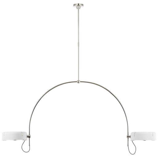 Visual Comfort Signature - TOB 5132PN-WHT - LED Pendant - Oso - Polished Nickel