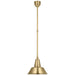 Visual Comfort Signature - TOB 5802HAB-HAB - LED Pendant - Academy Barn Light - Hand-Rubbed Antique Brass