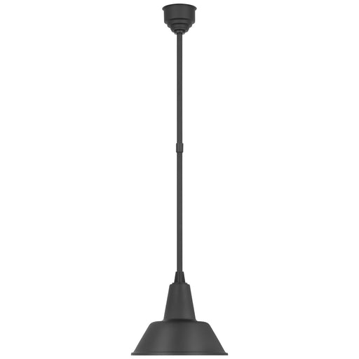 Academy Barn Light LED Pendant Matte Black