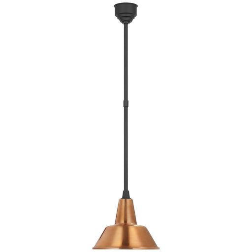 Academy Barn Light LED Pendant Matte Black