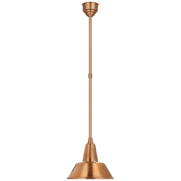 Visual Comfort Signature - TOB 5802SC-SC - LED Pendant - Academy Barn Light - Soft Copper