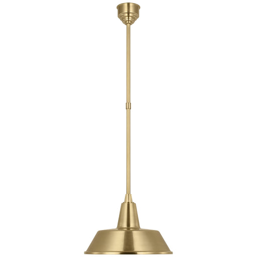 Academy Barn Light LED Pendant Hand-Rubbed Antique Brass