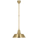 Visual Comfort Signature - TOB 5803HAB-HAB - LED Pendant - Academy Barn Light - Hand-Rubbed Antique Brass