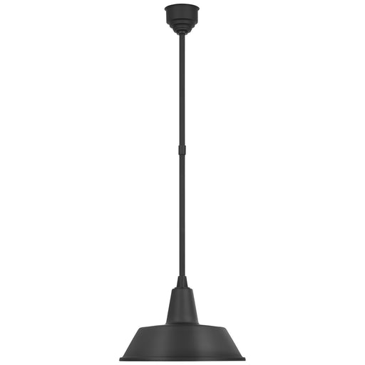 Academy Barn Light LED Pendant Matte Black