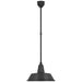 Visual Comfort Signature - TOB 5803MBK-MBK - LED Pendant - Academy Barn Light - Matte Black