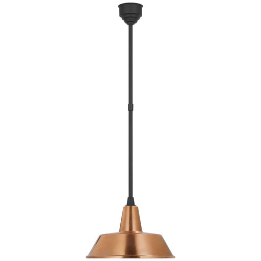 Academy Barn Light LED Pendant Matte Black
