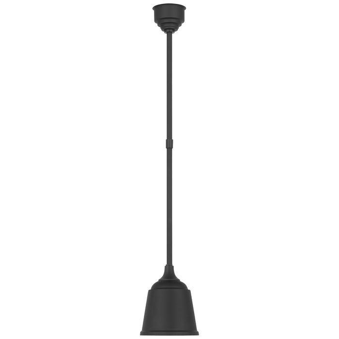 Visual Comfort Signature - TOB 5810MBK-MBK - LED Pendant - Academy Barn Light - Matte Black