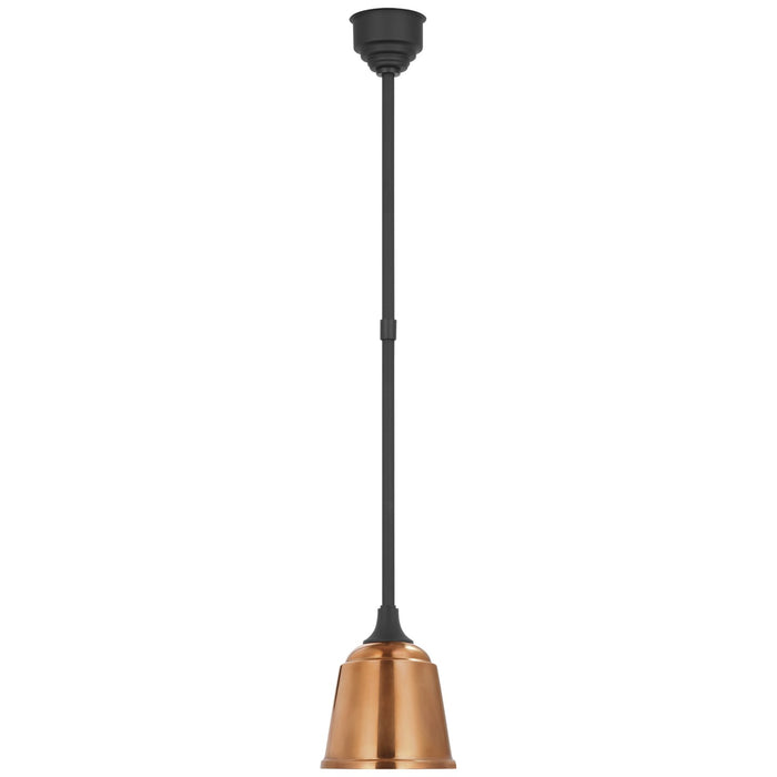 Visual Comfort Signature - TOB 5810MBK-SC - LED Pendant - Academy Barn Light - Matte Black
