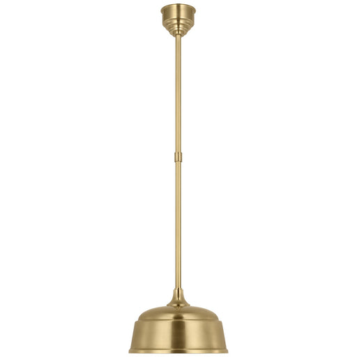 Academy Barn Light LED Pendant Hand-Rubbed Antique Brass