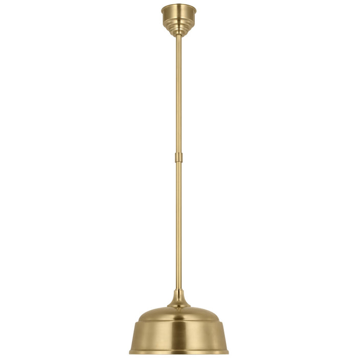 Visual Comfort Signature - TOB 5811HAB-HAB - LED Pendant - Academy Barn Light - Hand-Rubbed Antique Brass