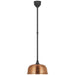 Visual Comfort Signature - TOB 5811MBK-SC - LED Pendant - Academy Barn Light - Matte Black