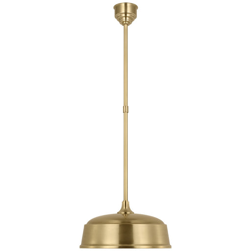 Academy Barn Light LED Pendant Hand-Rubbed Antique Brass