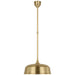 Visual Comfort Signature - TOB 5812HAB-HAB - LED Pendant - Academy Barn Light - Hand-Rubbed Antique Brass