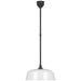 Visual Comfort Signature - TOB 5812MBK-WHT - LED Pendant - Academy Barn Light - Matte Black