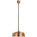 Visual Comfort Signature - TOB 5812SC-SC - LED Pendant - Academy Barn Light - Soft Copper