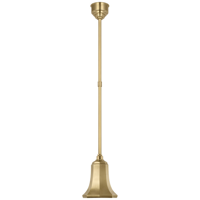 Visual Comfort Signature - TOB 5815HAB-HAB - LED Pendant - Academy Barn Light - Hand-Rubbed Antique Brass