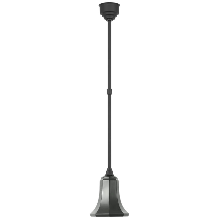 Visual Comfort Signature - TOB 5815MBK-G - LED Pendant - Academy Barn Light - Matte Black