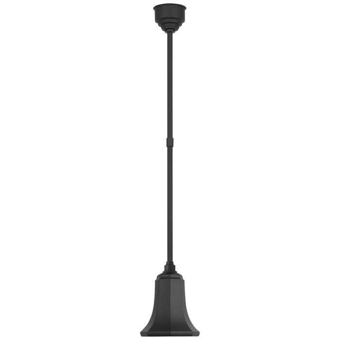 Visual Comfort Signature - TOB 5815MBK-MBK - LED Pendant - Academy Barn Light - Matte Black