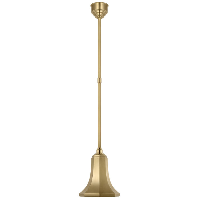 Visual Comfort Signature - TOB 5816HAB-HAB - LED Pendant - Academy Barn Light - Hand-Rubbed Antique Brass