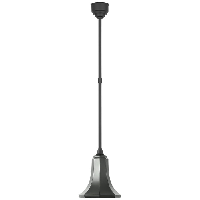 Visual Comfort Signature - TOB 5816MBK-G - LED Pendant - Academy Barn Light - Matte Black