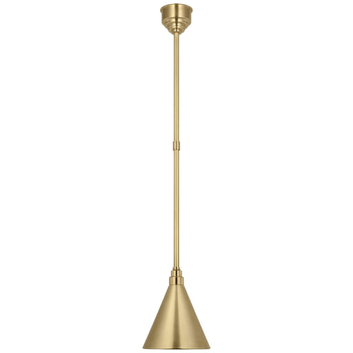 Academy Barn Light LED Pendant Hand-Rubbed Antique Brass