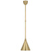 Visual Comfort Signature - TOB 5818HAB-HAB - LED Pendant - Academy Barn Light - Hand-Rubbed Antique Brass