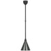 Visual Comfort Signature - TOB 5818MBK-G - LED Pendant - Academy Barn Light - Matte Black