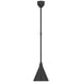 Visual Comfort Signature - TOB 5818MBK-MBK - LED Pendant - Academy Barn Light - Matte Black