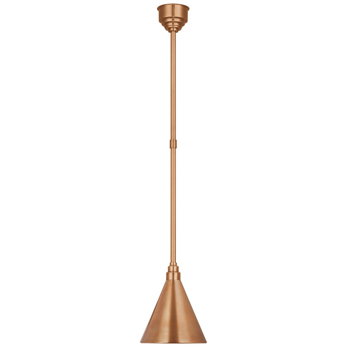 Visual Comfort Signature - TOB 5818SC-SC - LED Pendant - Academy Barn Light - Soft Copper