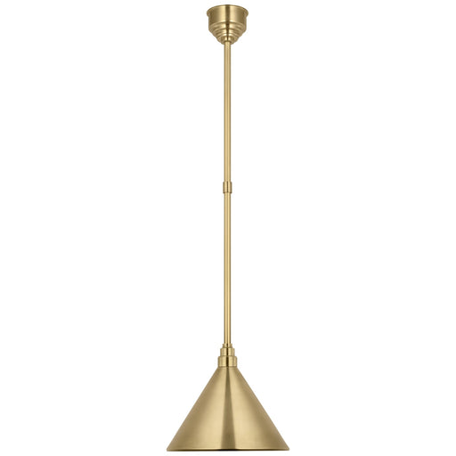 Academy Barn Light LED Pendant Hand-Rubbed Antique Brass
