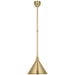 Visual Comfort Signature - TOB 5819HAB-HAB - LED Pendant - Academy Barn Light - Hand-Rubbed Antique Brass
