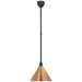 Visual Comfort Signature - TOB 5819MBK-SC - LED Pendant - Academy Barn Light - Matte Black
