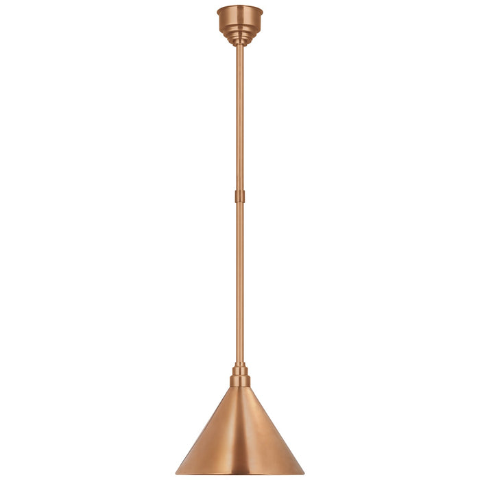 Visual Comfort Signature - TOB 5819SC-SC - LED Pendant - Academy Barn Light - Soft Copper