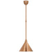 Visual Comfort Signature - TOB 5819SC-SC - LED Pendant - Academy Barn Light - Soft Copper