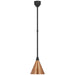 Visual Comfort Signature - TOB 5818MBK-SC - LED Pendant - Academy Barn Light - Matte Black