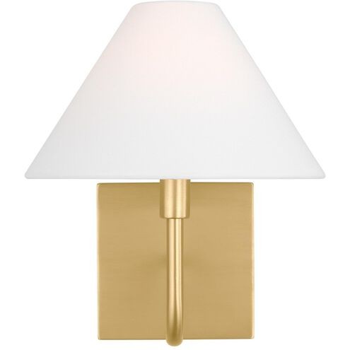 Eldon One Light Wall Sconce Satin Brass