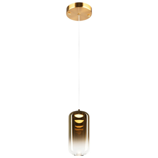 Refrax One Light Pendant Aged Gold Brass