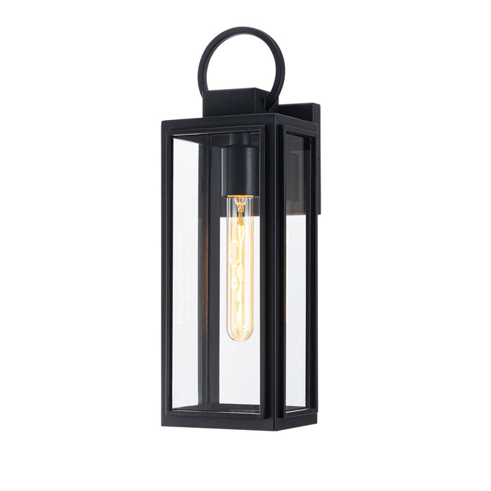 Matteo Lighting - E20101MB - One Light Outdoor Wall Mount - Crosby - Matte Black