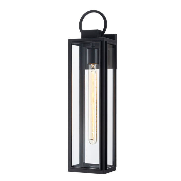 Matteo Lighting - E20102MB - One Light Outdoor Wall Mount - Crosby - Matte Black