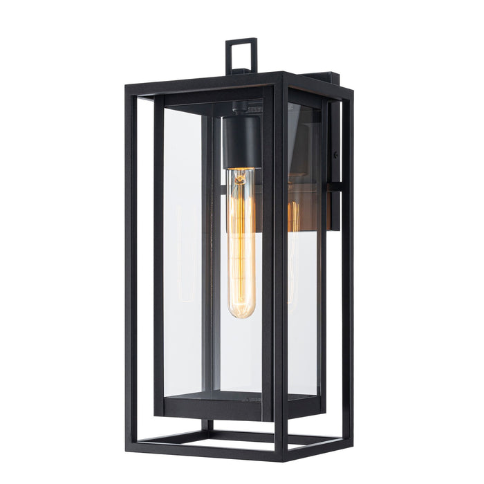 Matteo Lighting - E20202MB - One Light Outdoor Lantern - Stratford - Matte Black