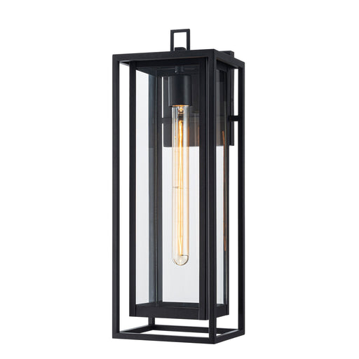 Stratford One Light Outdoor Lantern Matte Black