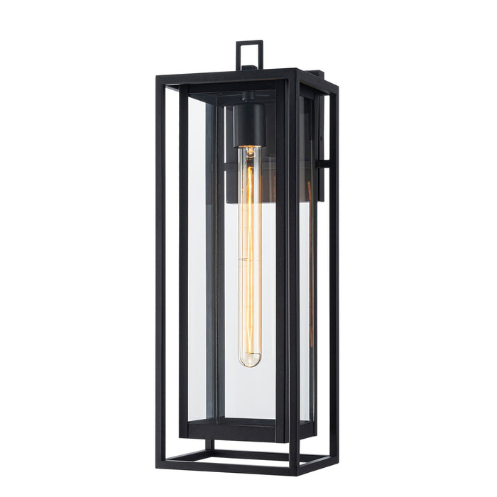Matteo Lighting - E20203MB - One Light Outdoor Lantern - Stratford - Matte Black