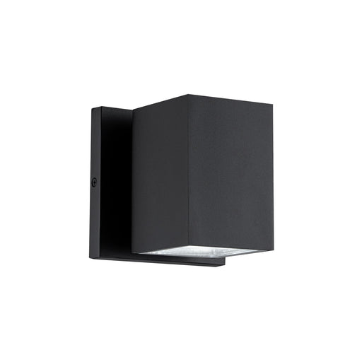 Kubular One Light Wall Sconce Matte Black