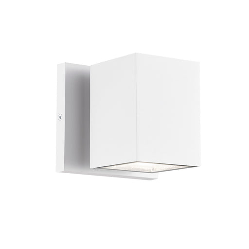 Kubular One Light Wall Sconce Matte White