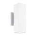 Matteo Lighting - E20622MW - Two Light Wall Sconce - Kubular - Matte White