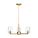 Visual Comfort Studio - 3164203C-848 - Three Light Chandelier - Fullton - Satin Brass